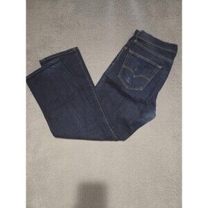 Levis 505 Jeans Mens Selvedge 36x32(36x30) Blue Denim Straight Leg Regular Fit